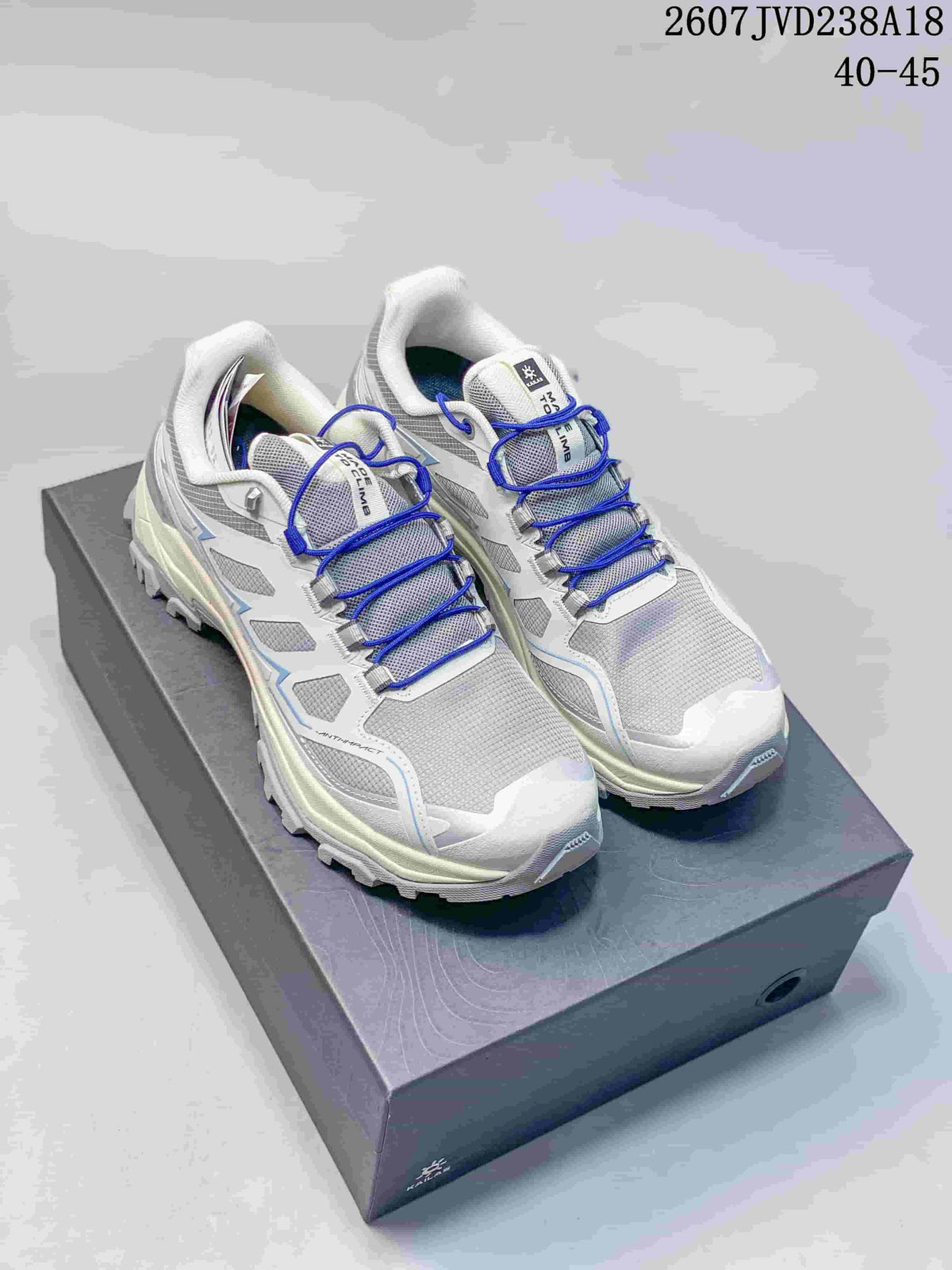 KAILAS Expedition-5 Low-Top Hiking Shoes White Blue 711780RRY
