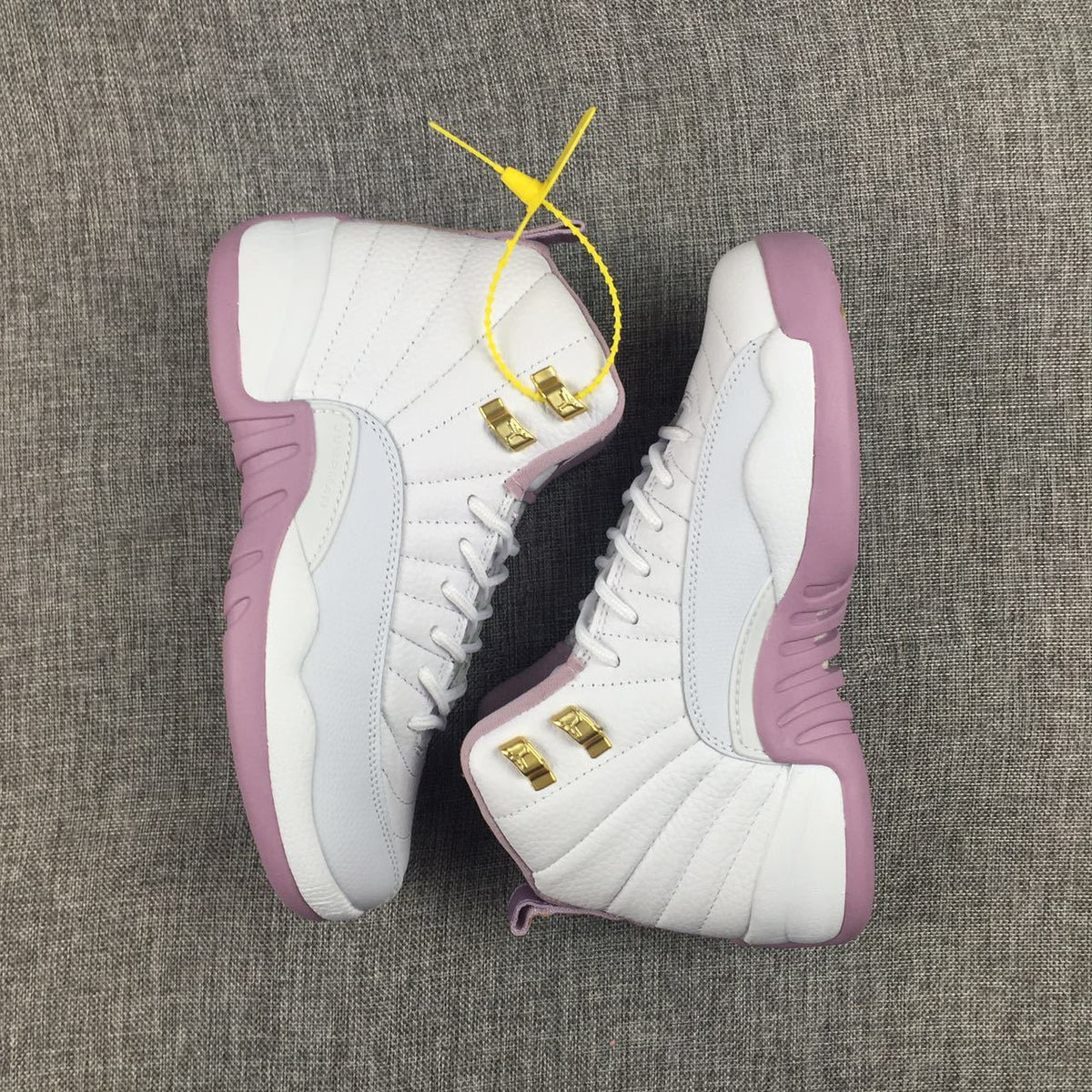 Air Jordan 12 Cherry Blossom Pink Kids Sneakers