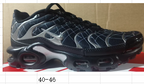 Nike Air Max Plus Black Grid Print Sneakers