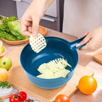 12 in 1 Vegetable Chopper and Grater Manual Slicer Shredder Julienne Cutter Multifunctional Kitchen Vegetable Cutter Tool