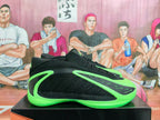 Adidas Basketball Shoes in Black and Neon Green