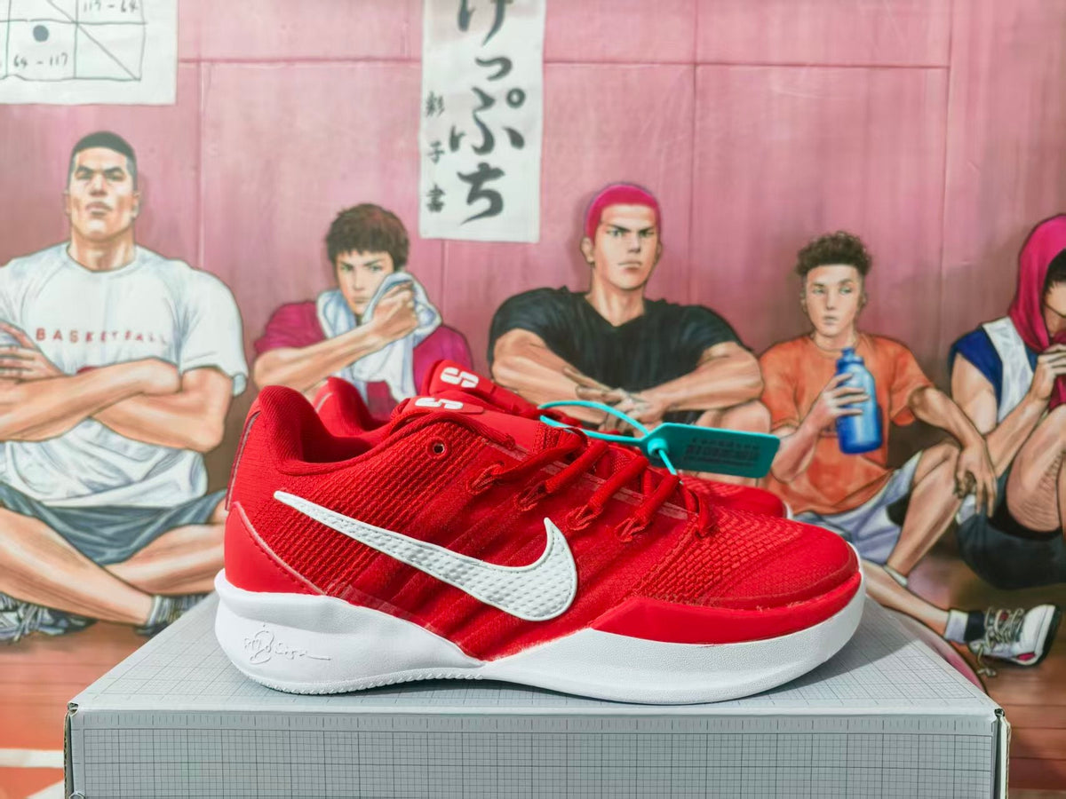Nike Zoom Red White Basketball Sneakers