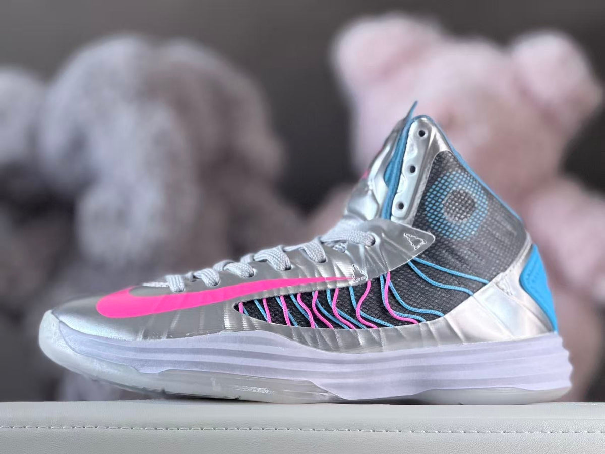 Nike HD2012 Kids High-Top Sneakers Silver