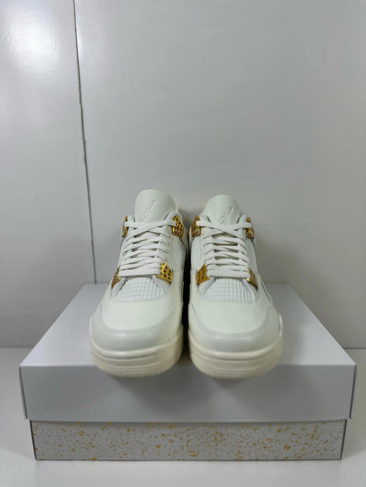 Jordan Air Jordan 4 Metallic Gold White Sneakers AQ9129-170