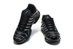 Nike Air Max Plus Black and Silver Sneakers