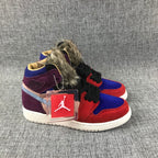 Air Jordan 1 Retro High OG GG Sneakers Red Multicolor