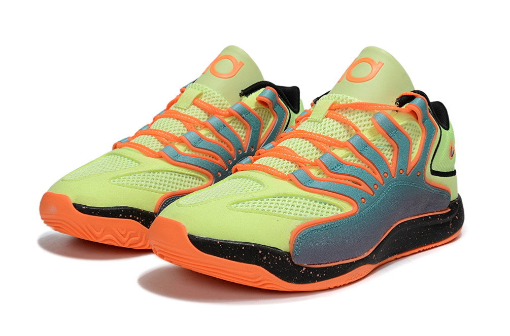 Nike KD 18 Basketball Shoes – Lime and Orange