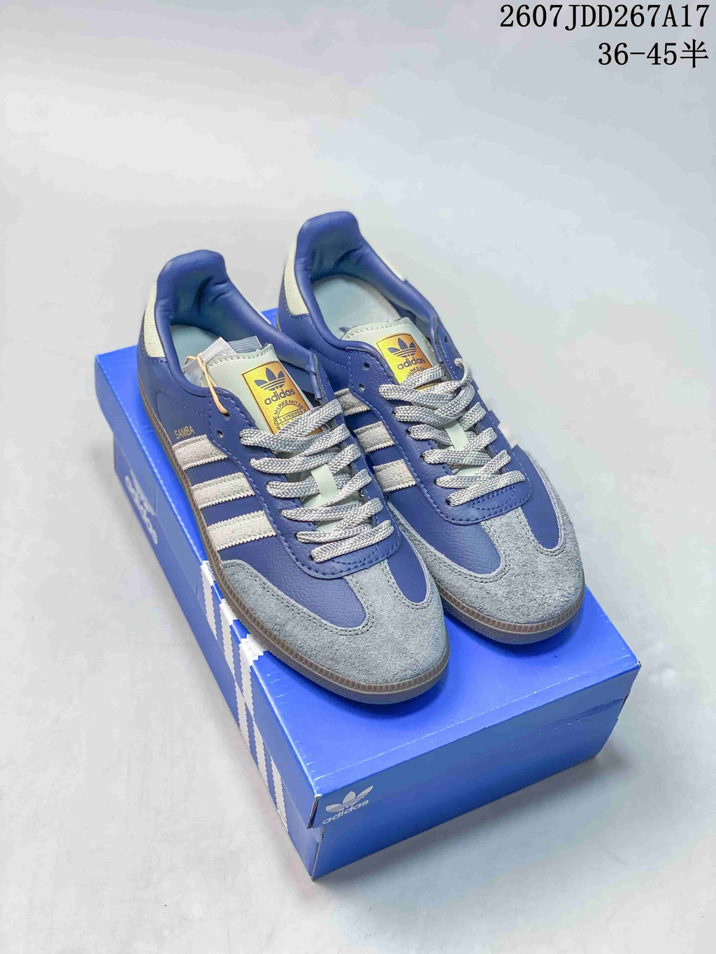 adidas Samba Sneakers Blue White Gray JDD267A17