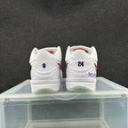 Nike White and Red Basketball Sneakers