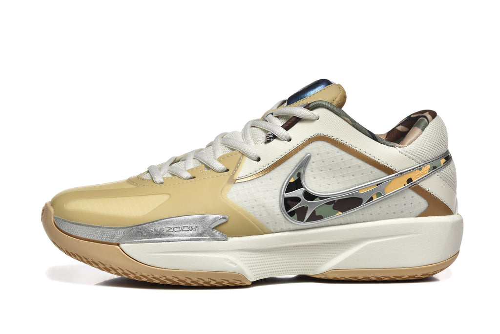 Nike HM3700-291 Basketball Sneakers Khaki/White