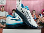 Nike LeBron Basketball Shoes White Black Blue