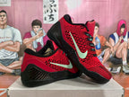 Nike Basketball Sneakers Red Black Low-Top