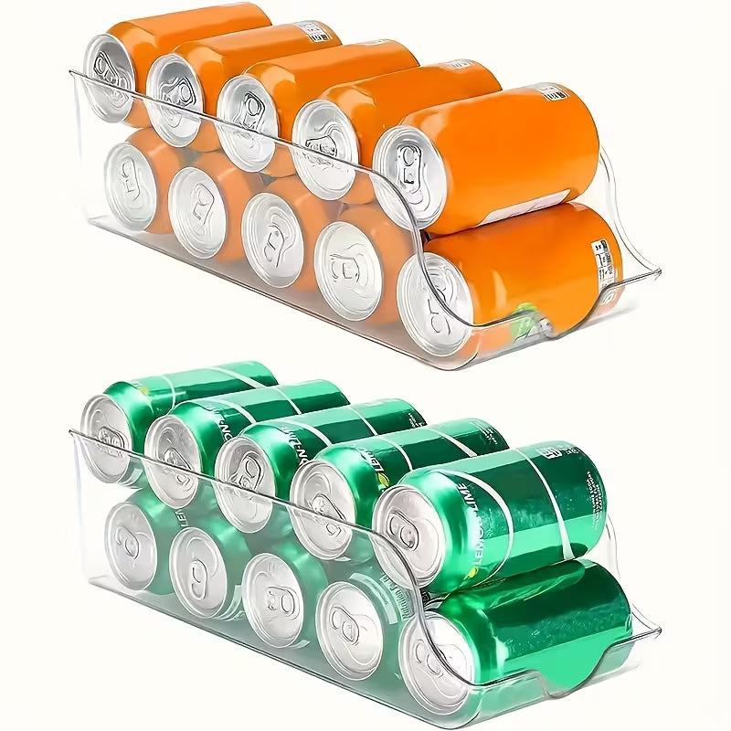 All-in-One Fridge Organizer Box for Cans and Drinks
