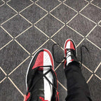 Air Jordan 1 High-Top Sneakers Black Red White