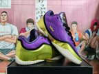 Nike Basketball Shoes Purple Gold Lakers Colorway