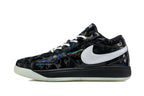 Nike 873-30 Black and White Low-Top Sneakers