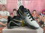 GiGi Basketball Sneakers Black White Gold