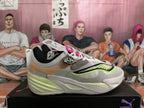 PUMA Grey and Neon Basketball Shoes