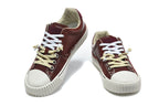 Maison Margiela Replica Low-Top Sneakers in Burgundy