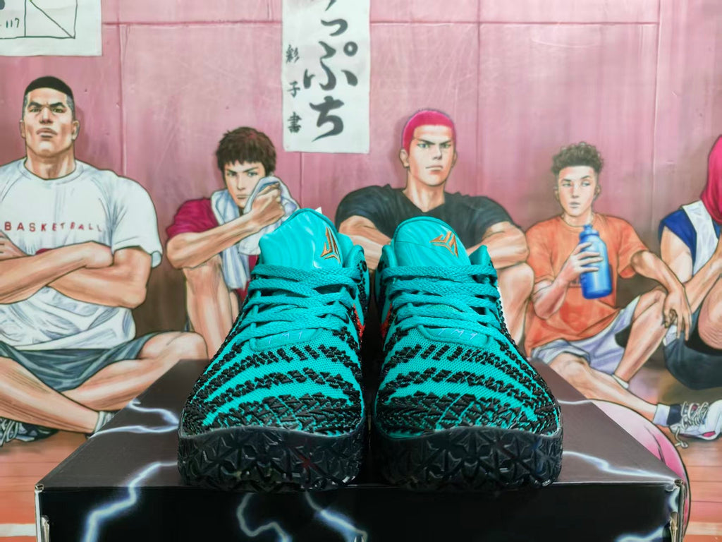 Nike Basketball Sneakers Teal Black Red