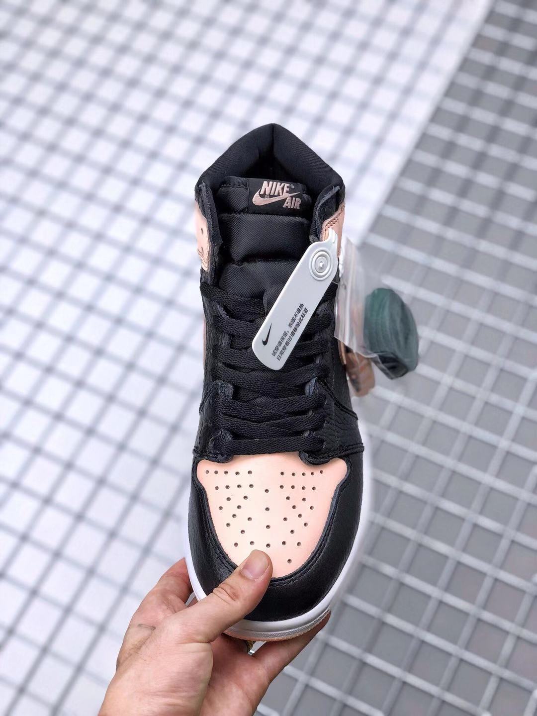 Jordan Air Jordan 1 High OG Crimson Tint Sneakers Black Pink