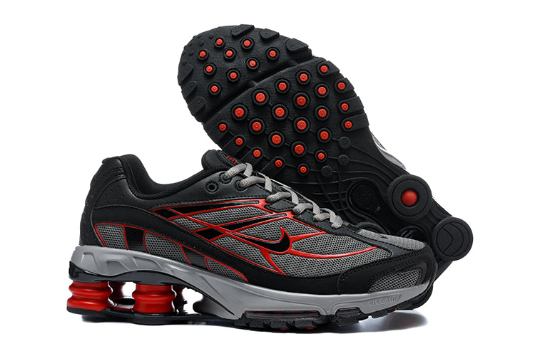 Nike Shox Ride 2 Black and Red Sneakers