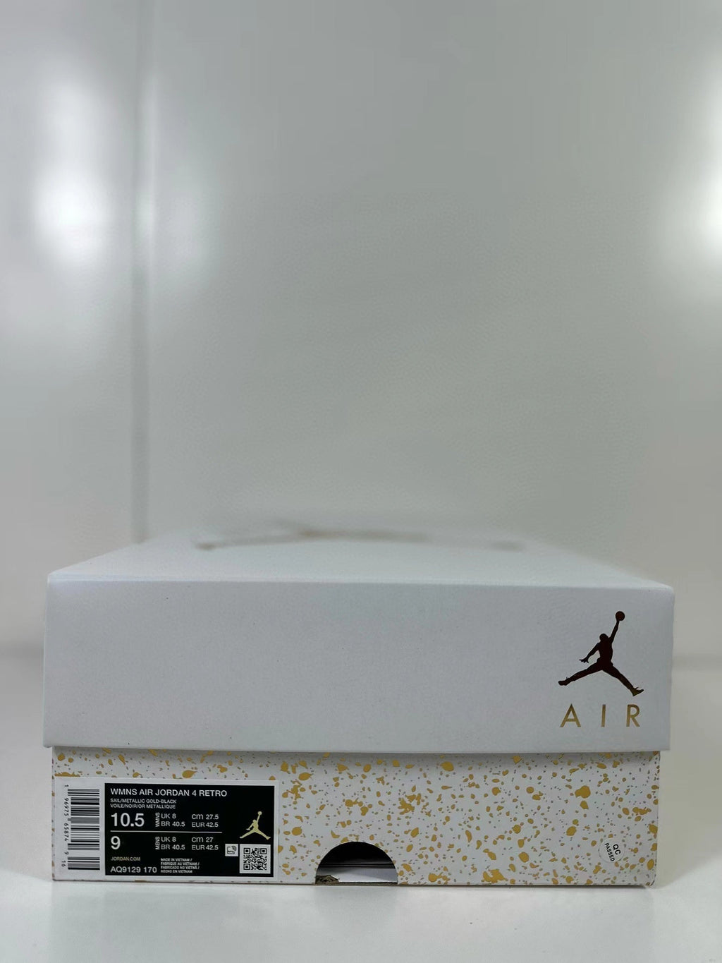 Jordan Air Jordan 4 Metallic Gold White Sneakers AQ9129-170