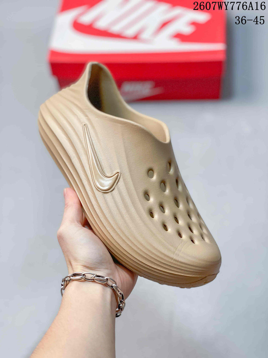 Nike ReactX Rejuven8 Clogs Tan 2607WY776A16