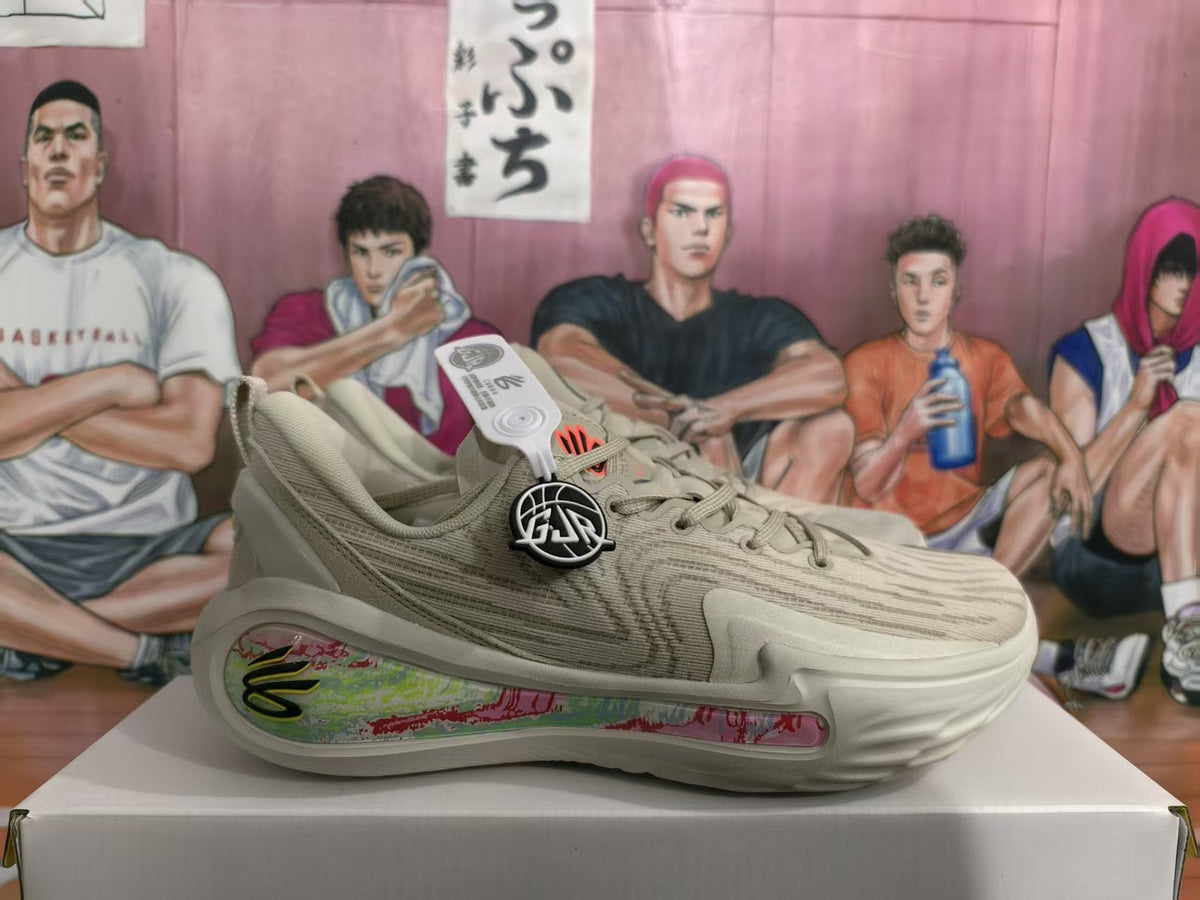 Floral X-Flow Sneakers in Beige