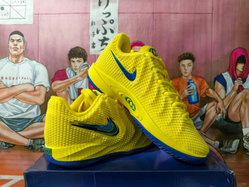 Nike LeBron Basketball Shoes in Yellow and Blue
