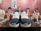 Jordan 11 Low Navy Blue and White Sneakers