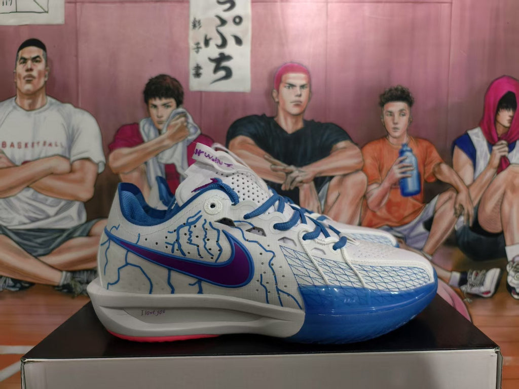 Nike Basketball Sneakers White Blue