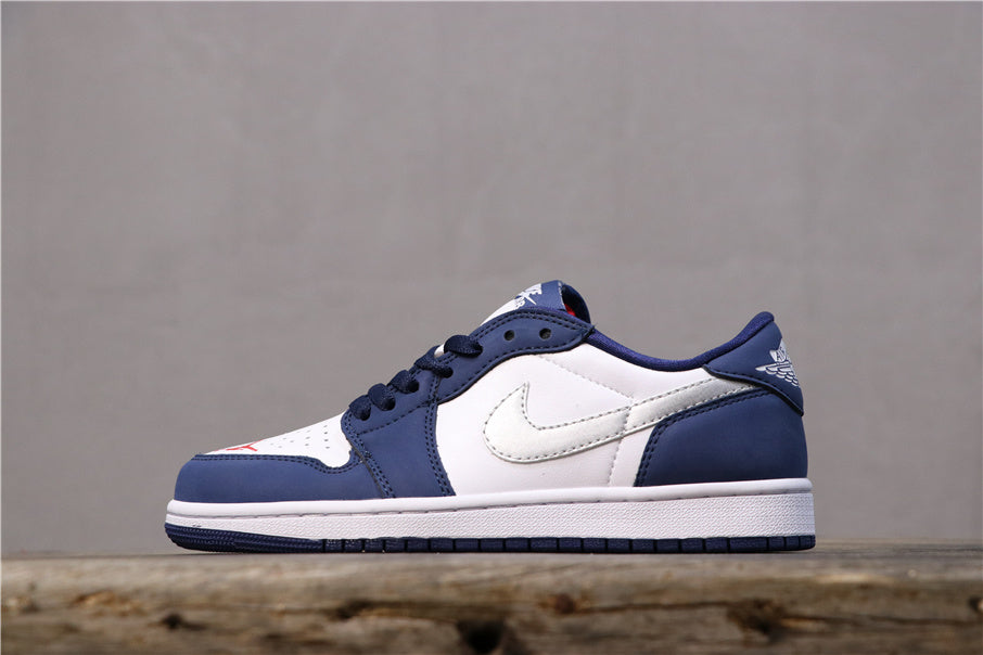 Nike SB x Air Jordan 1 Low CJ7891-400 Navy White Sneakers
