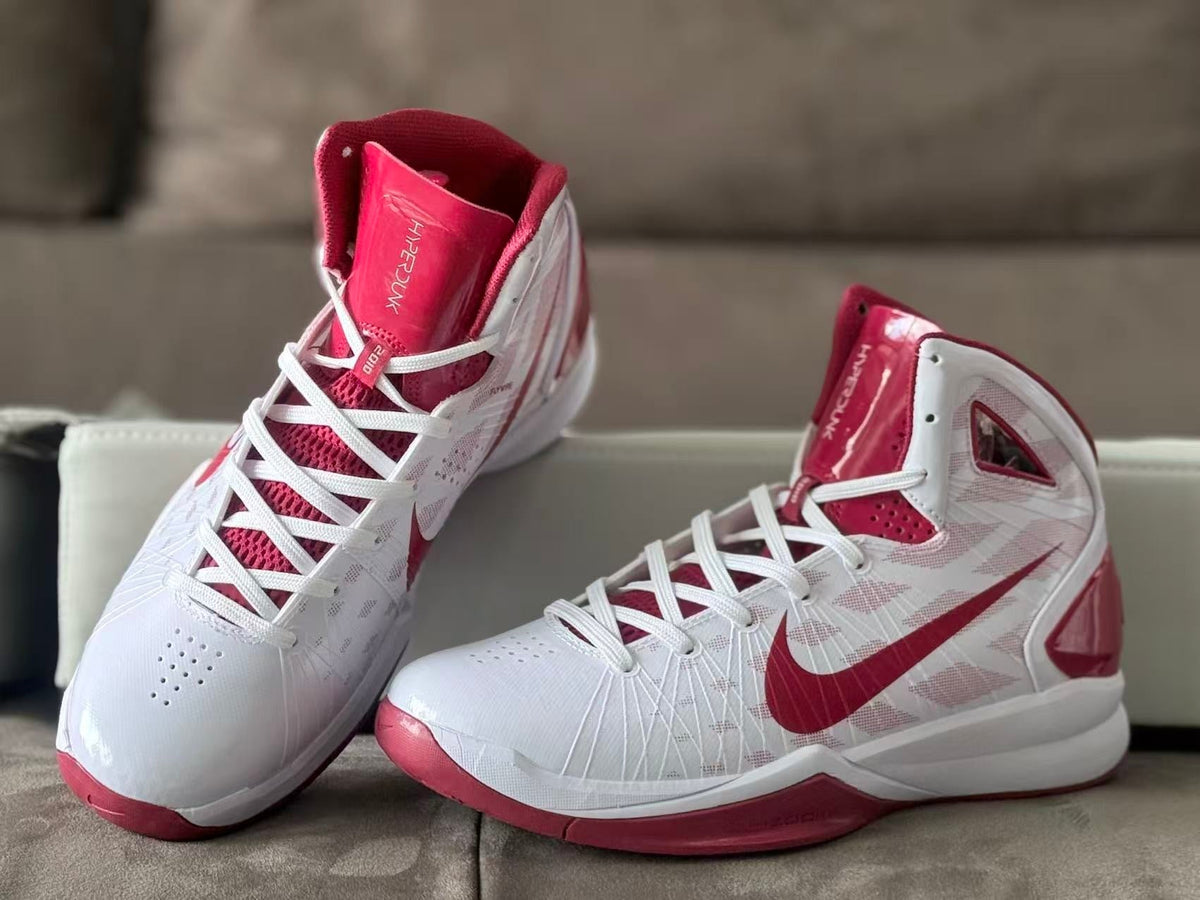 Nike Kobe 7 Basketball Shoes White and Red HD2010