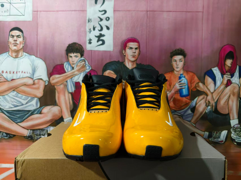 Nike Flight Basketball Sneakers Yellow Black