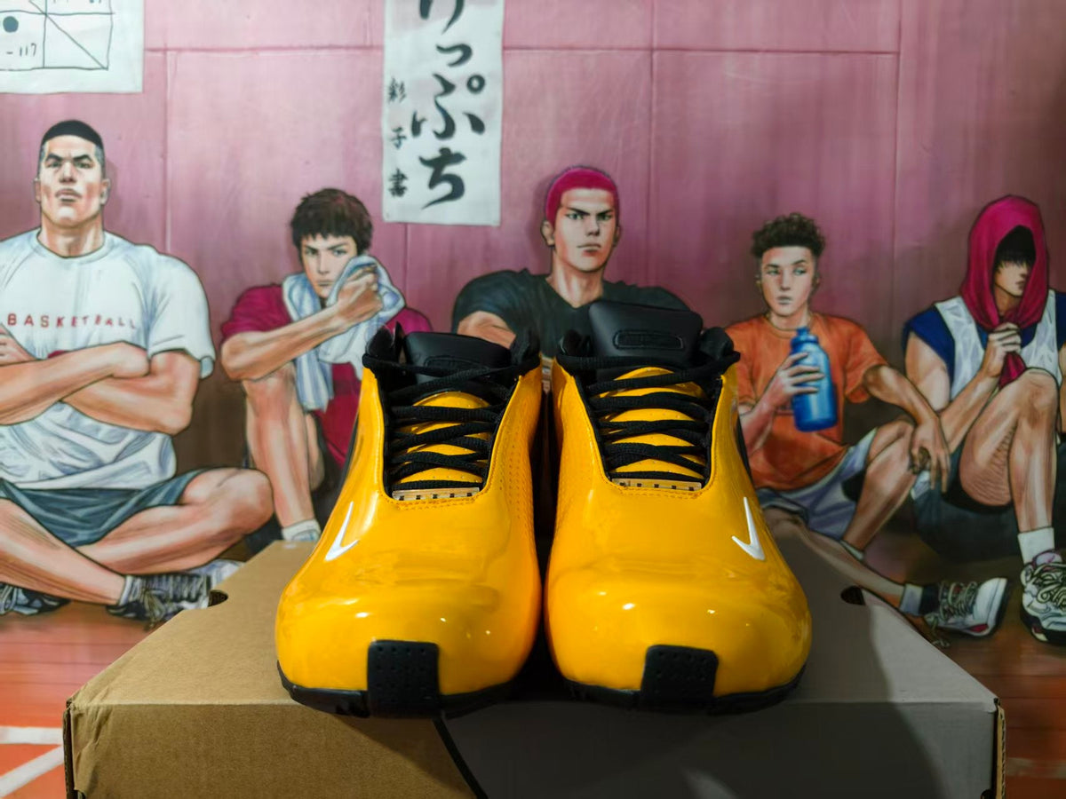 Nike Flight Basketball Sneakers Yellow Black