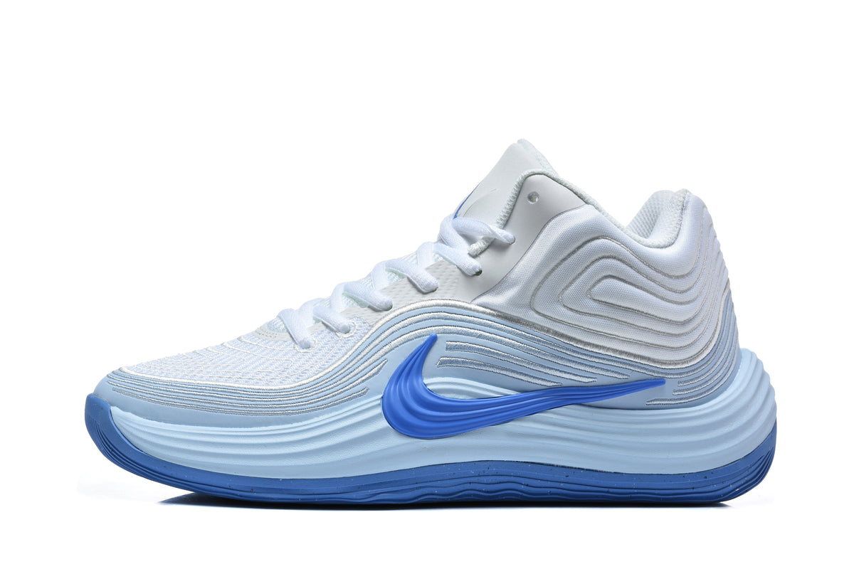 Nike 998 White and Blue Sneakers