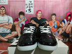 Scorpio Halloween Low-Top Sneakers Black White