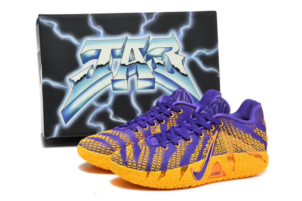 Nike Ja 1 Basketball Shoes Purple and Gold