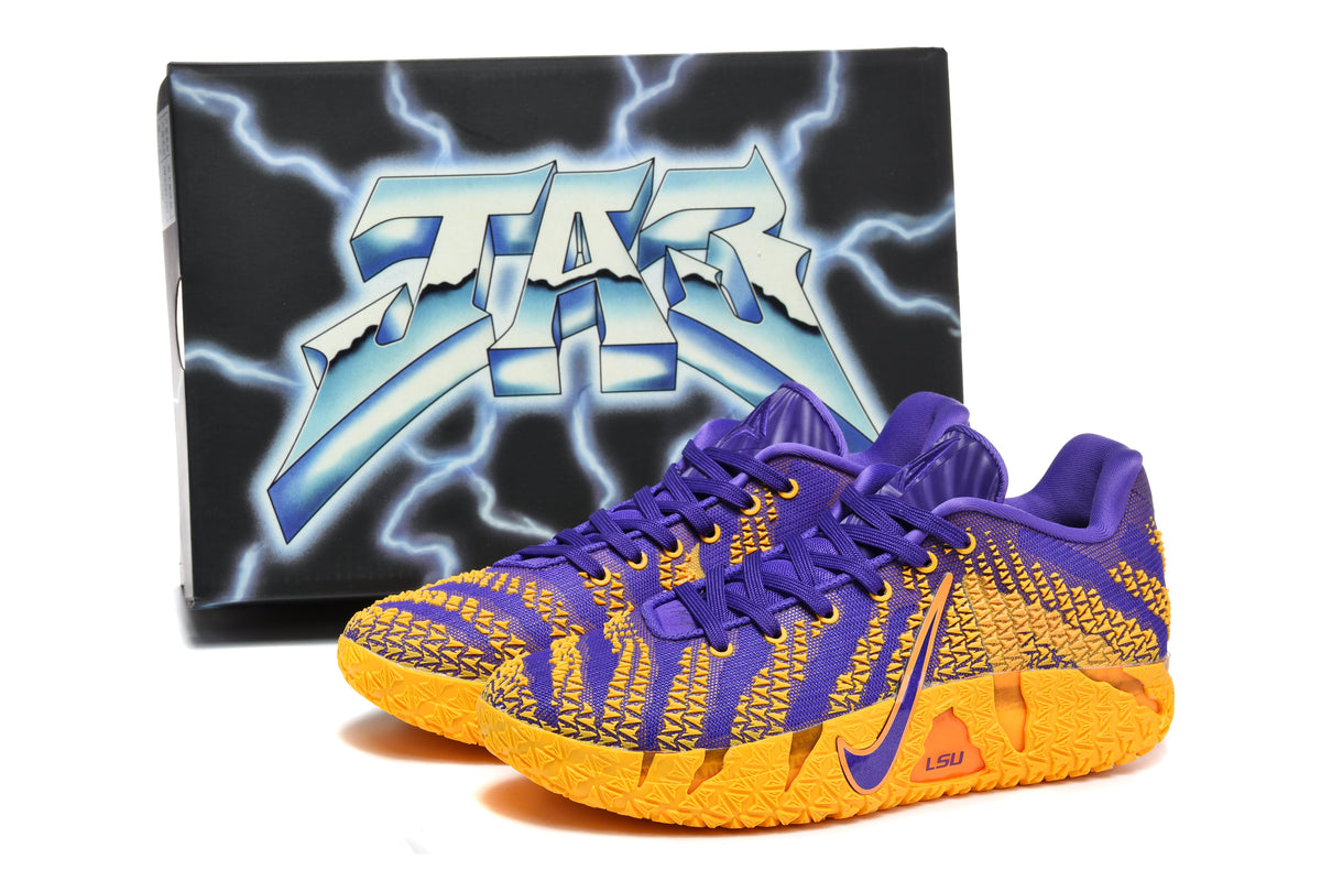 Nike Ja 1 Basketball Shoes Purple and Gold