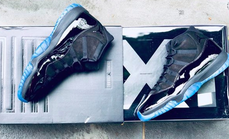 Jordan Air Jordan 11 Cap and Gown Black Sneakers