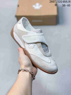 Descente Edge Court Retro Low-Top Sneakers White Silver SP323LSN82