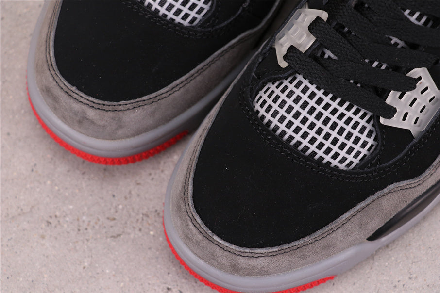 Jordan Air Jordan 4 Black Gray Red Sneakers AQ9129-412