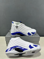 Jordan Air Jordan 14 Hyper Royal White Blue Sneakers
