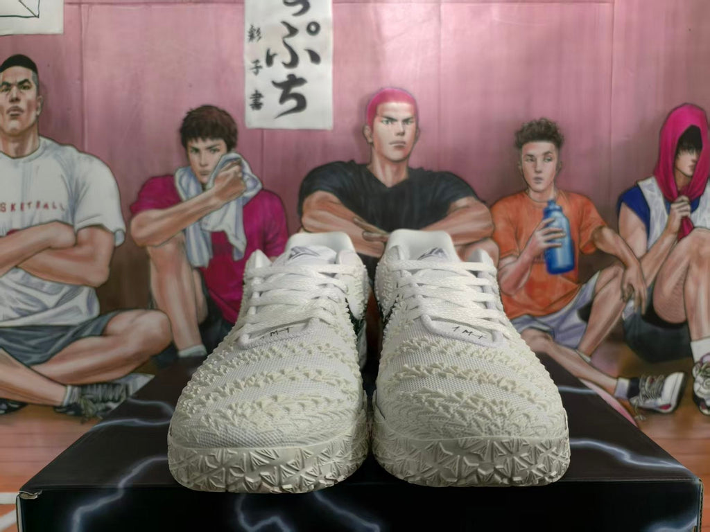 Nike White Basketball Sneakers with Black Swoosh