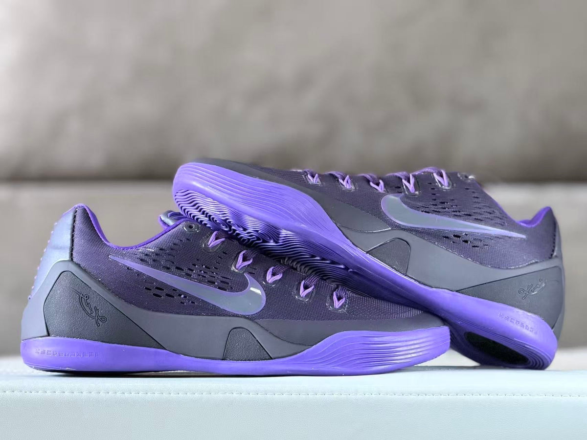Nike Kobe 9 Basketball Shoes Black Purple IH1401-500