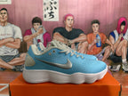Nike Blue and White Low-Top Sneakers