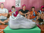 White Jordan Basketball Sneakers