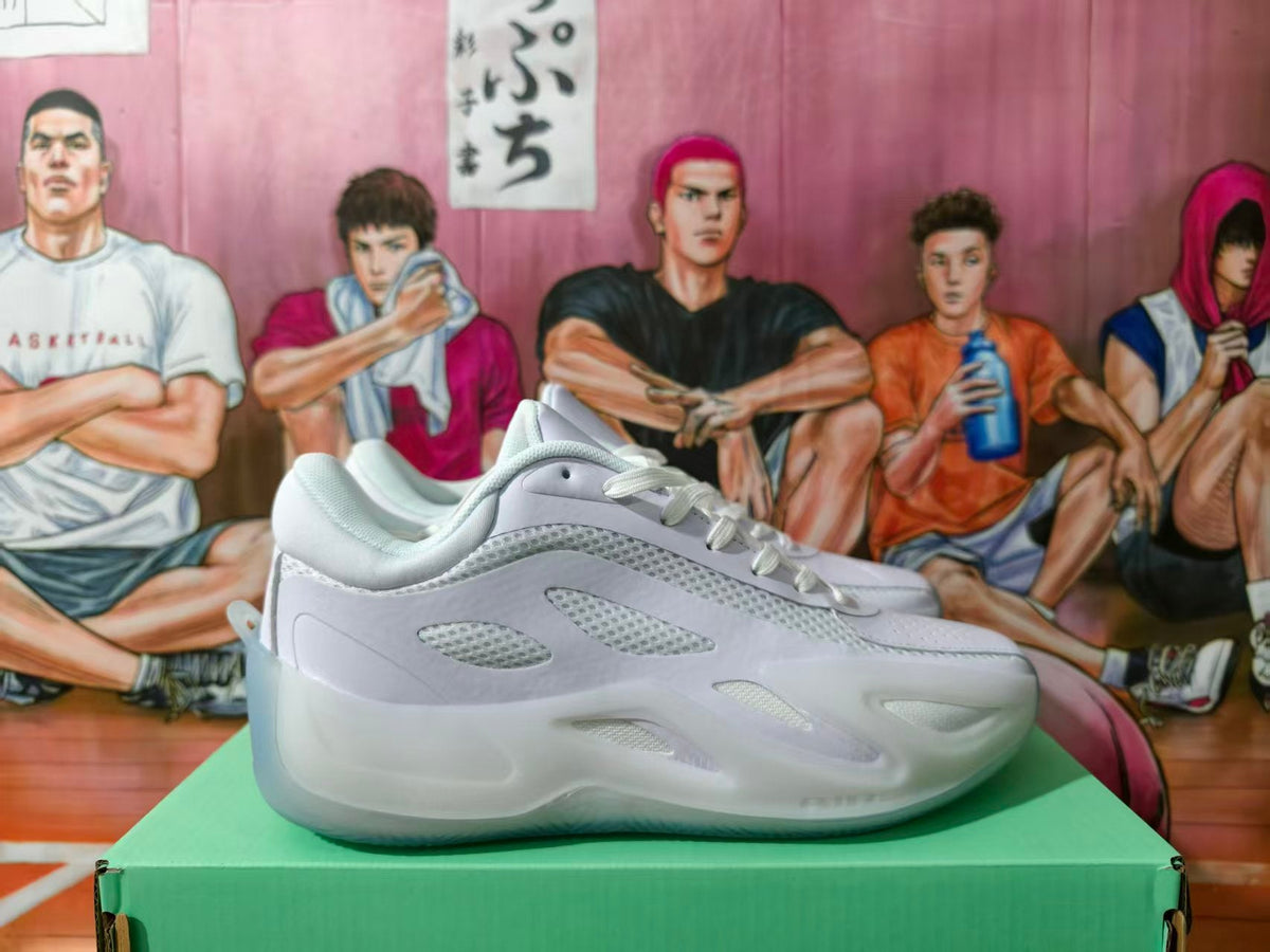 White Jordan Basketball Sneakers