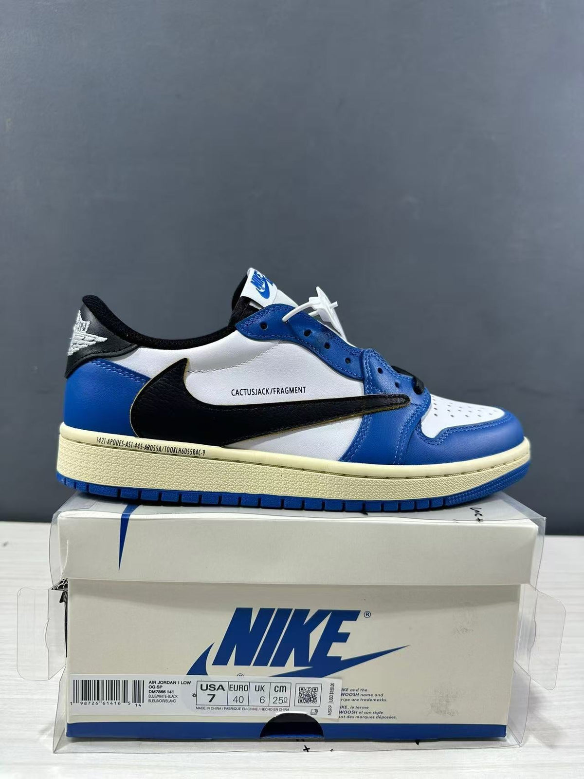 Jordan Air Jordan 1 Low Blue White DM7866-141 Sneakers